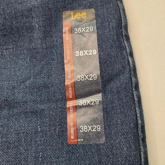 MENS LEE LEGENDARY RELAXED STRAIGHT JEAN:NIGHT SHADE Size 38x29 - Picture 5 of 11